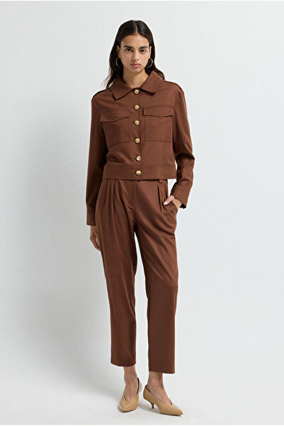 adL Geniş Paça Gabardin Pantolon