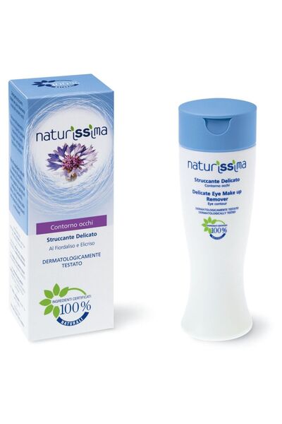 Naturissima Lapte demachiant delicat pentru ochi, cu albastrele, Naturissima,...