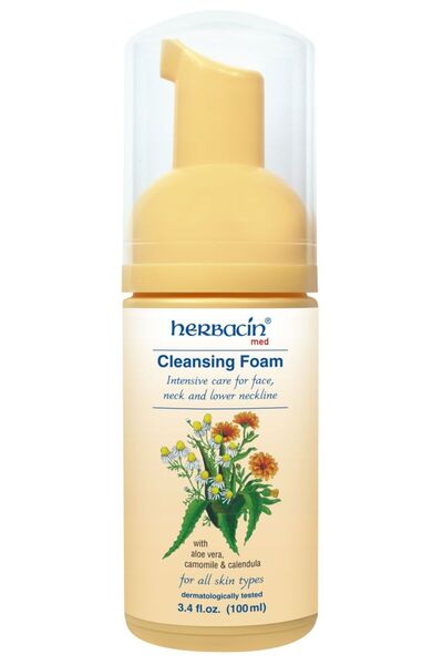 Herbacin Spuma de curatare faciala, Herbacin, 200 ml