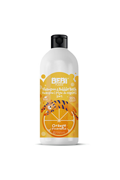 Barwa Cosmetics Shampoo and bath foam, with oranges, 2 in 1 for children, Barwa Cosemtics, 500 ml