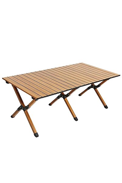 AGD Portable Folding Camping and Picnic Table, 120 cm with Carry Bag and Tablecloth