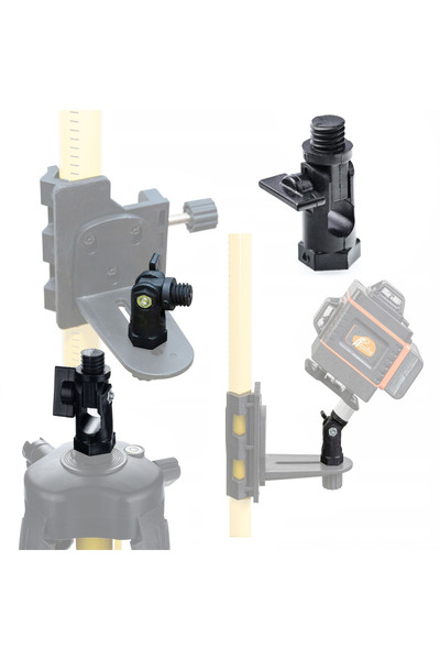 Rosfix Adaptor Înclinare Nivelă Laser | Reglaj Precis | Filet Universal 5/8"
