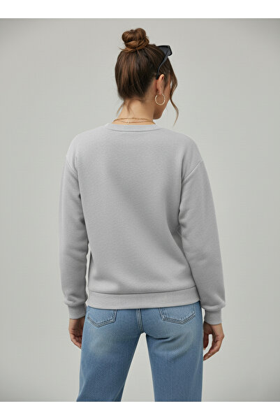 uyguntarz Φούτερ Unisex Classical με στάμπα Oversize με λαιμόκοψη