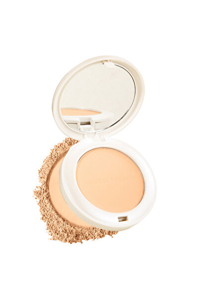 global fashion بودرة مضغوطة - 6 درجات، بودرة مضغوطة مخملية غير لامعة مع خاصية التحكم في الزيوت، خالية من اللمعان تدوم 24 ساعة، مرآة ومنتفخة