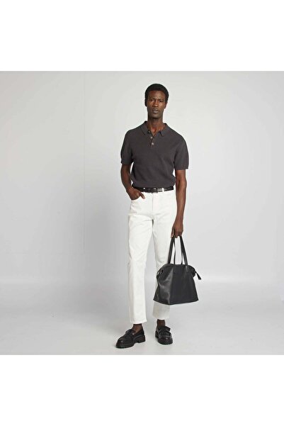 KIABI Slim 5-pocket chinos - L32 WHITE