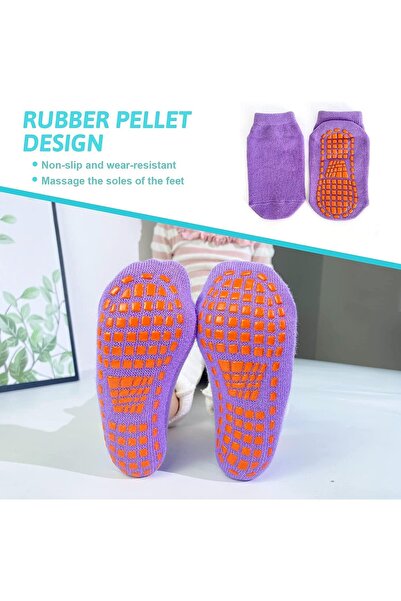 SKY TOUCH SKY-TOUCH Baby Non Slip Socks 8 Pairs, multi color, 1-3 Years