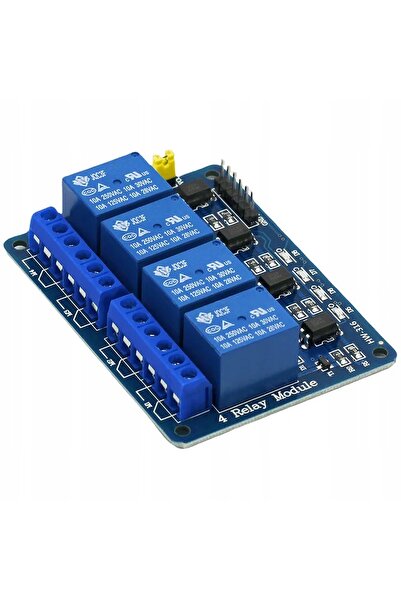 Rosfix Modul Releu 4 Canale 5V | Izolație Optică, 10A, Compatibil Arduino