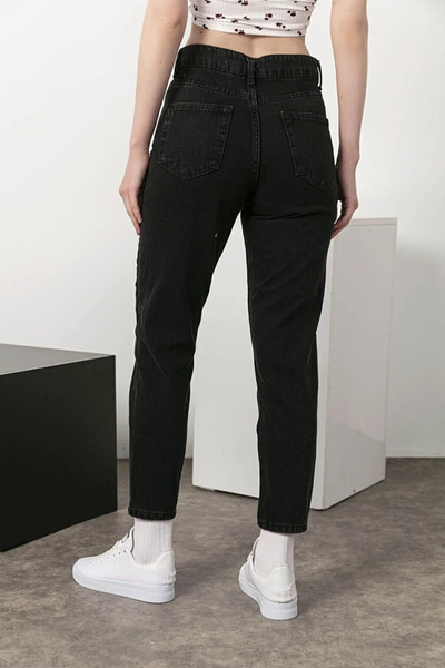 Geppetto A15054441 Women's Mom Black Jeans Pants