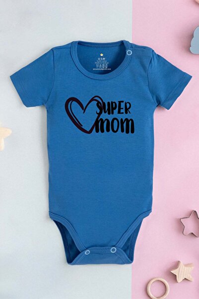 bebek perisi بدلة أطفال مصنوعة من القطن العضوي بنسبة 100% بتصميم سوبر مام