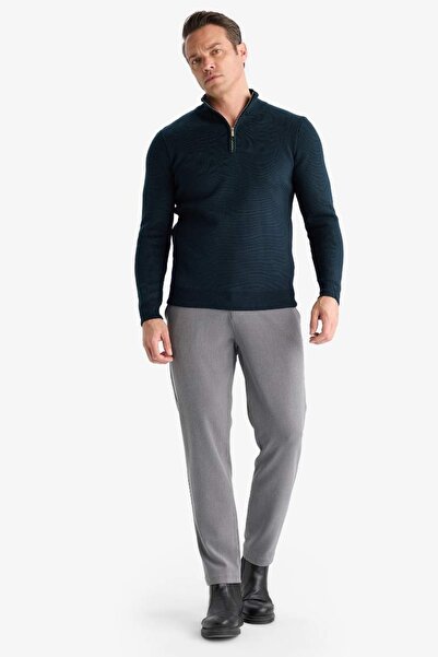 DeFacto Men's Sweater A5184Ax/Gn852 D.Green