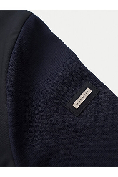 BUGATTI Ανδρικό τζάκετ μετάβασης 65555B-7600 Μπλε σκούρο