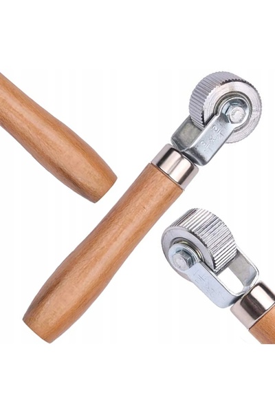 Rosfix Rolă Presiune Lemn 20mm cu Rulment | Pentru Reparații Anvelope și EPDM