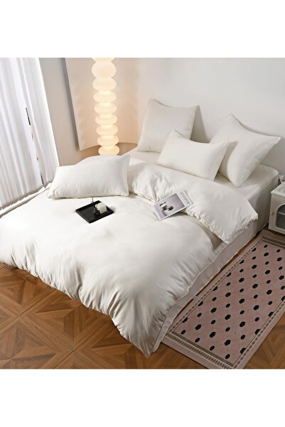 CHIRASO CHIRASO Bedding, Satin with Silk Look, Classic Sheet 230x240cm Duvet Cover 200x230 4 Pillowcases