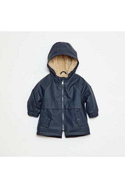 KIABI Fleece Lined Parka BLUE