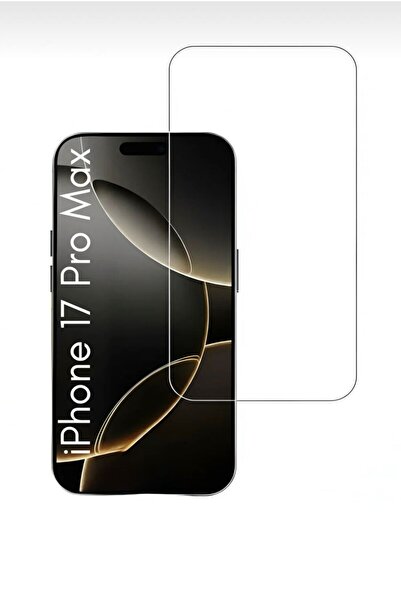 Powerfox İphone 17 Pro Max Uyumlu Tam Kaplayan Kristal Cam Ekran Koruyucu