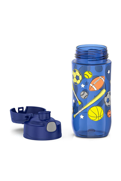 Thermos Kids Funtainer Plastic All Sports Bottle - Blue - 470ml