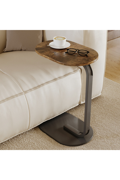 VariFurnx 4 قطع 45*30*60 سم طاولة قهوة على شكل حرف C وطاولة جانبية للأريكة وطاولة نهاية وطاولة قهوة صغيرة وطاولة أريكة