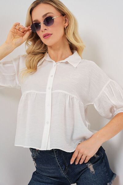 Hiccup Cămașă scurtă cu nasturi BDART