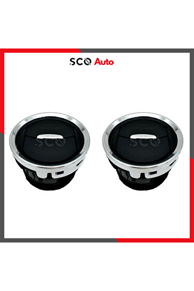 Sco Group 2 Adet Havalandırma Izgarası Ford Fiesta Uyumlu Krom Havalandırma M...