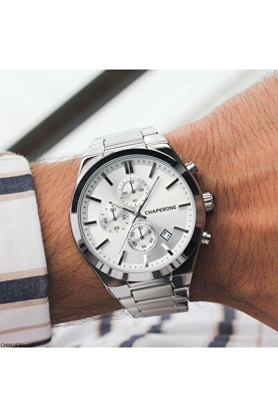 Chaperone CH002476 Çelik Kordonlu Erkek Kol Saati