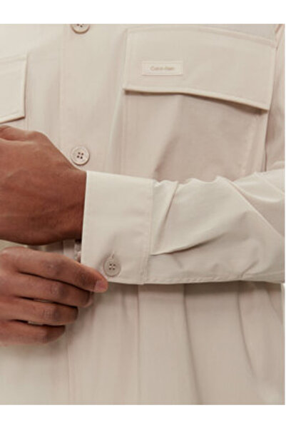 Calvin Klein Ανδρικό Πουκάμισο K10K111364 Μπεζ