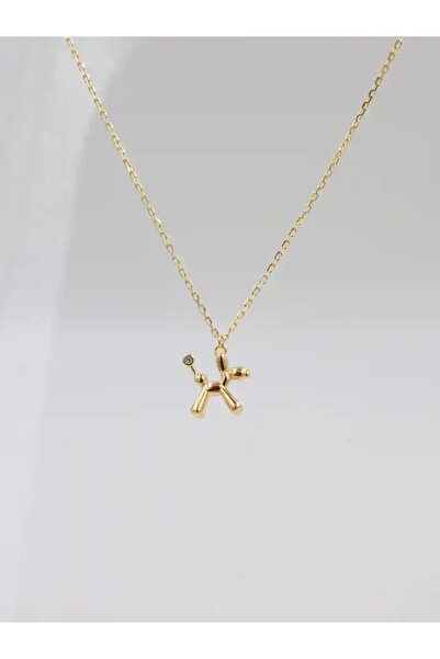 Reorah Collection Minimal Puppy 925 Gümüş Kolye