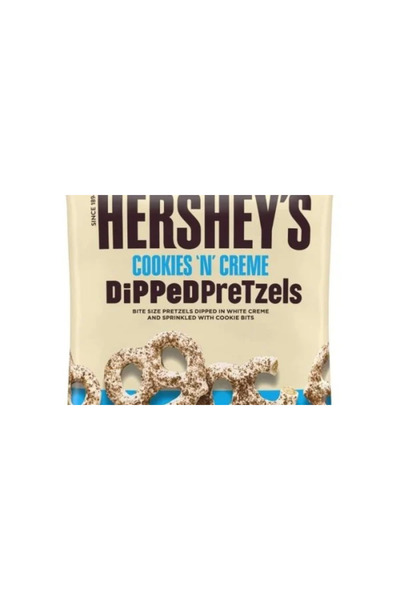 Hershey's Dipped Pretzels Cookies N Creme - whipped cream and cookies 120g