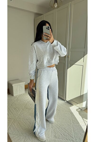 Sindimoda Σετ με λεπτομέρειες από τζιν Μπρούκλιν και κορδόνια 2627