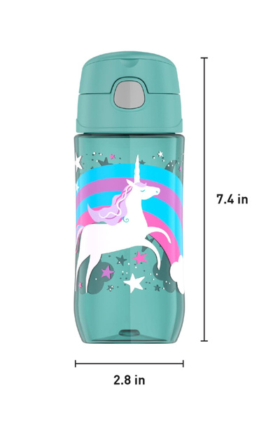 Thermos Kids Funtainer Plastic Bottle - Unicorn - 470ml