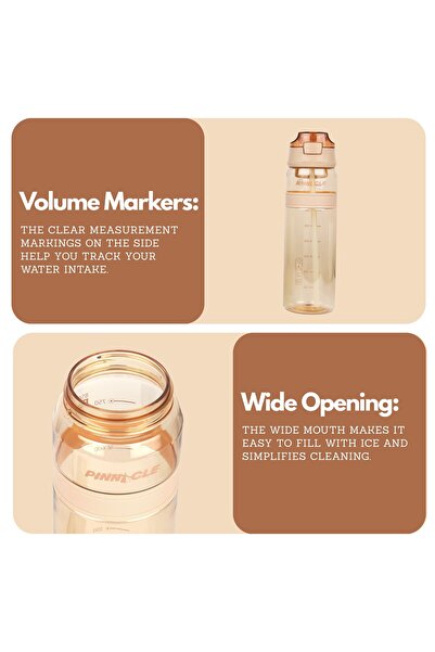 Winsor Pinnacle Quench Hydration Bottle (700ML,Peach)