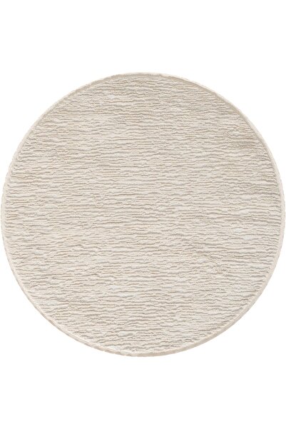 LUNA HOME Shaggy Moroccan Pureness round carpet, soft and fluffy
