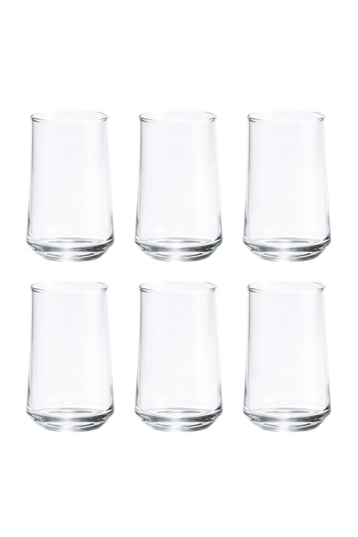 OCEAN By Styli طقم أكواب فناء هاي بول من 6 قطع، سعة 290 مل