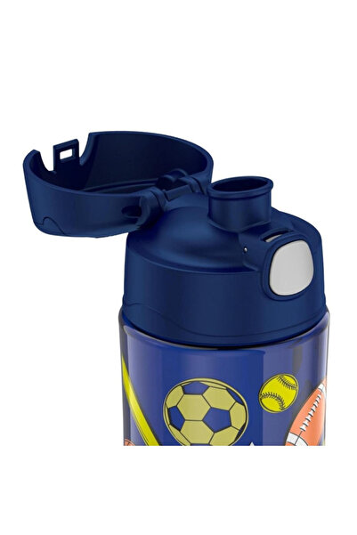 Thermos Kids Funtainer Plastic All Sports Bottle - Blue - 470ml