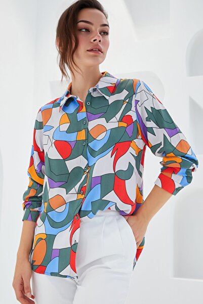 Hiccup Μακρυμάνικο πουκάμισο με σχέδιο με κουμπιά κλεισίματος BDART