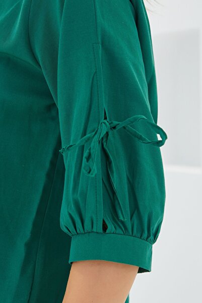 Hiccup Bdart Bow Detailed Short Shirt