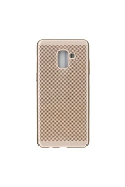 Flippy Θήκη Samsung Galaxy A8 2018 Ultra Slim με αεραγωγό σε χρυσό χρώμα,