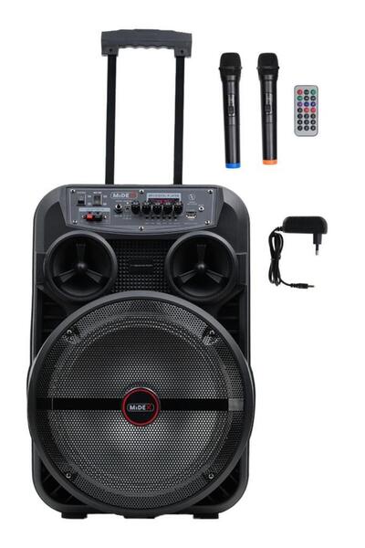 Midex 280 Watt Kablosuz Şarjlı Mikrofonlu Mevlüt Anfisi Hoparlör MXR-280 (Bluetoth Usb Echo 12 İnç)