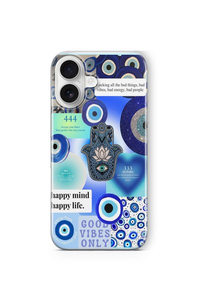 Multitronic iPhone 17 Compatible Happy Mind Design Printed Transparent Case