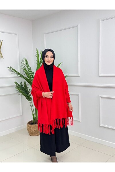 Valens Butik Tassel Detail Hijab Poncho Royal