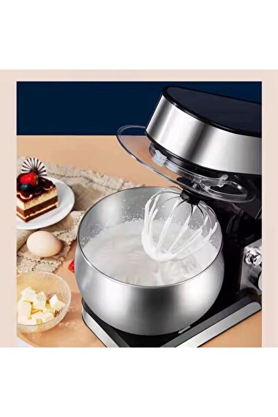 hoffmans Επαγγελματικό Μίξερ για Μπολ - 15L, 2000W, 4 Αξεσουάρ, 6+1 Ταχύτητες, Turbo, Μπολ από Ανοξείδωτο Ατσάλι, Ζύμωμα