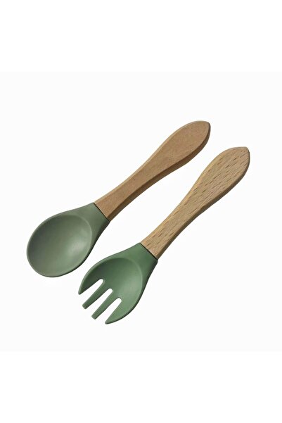 Denn Store Set tacamuri din silicon alimentar cu lingurita si furculita pentr...