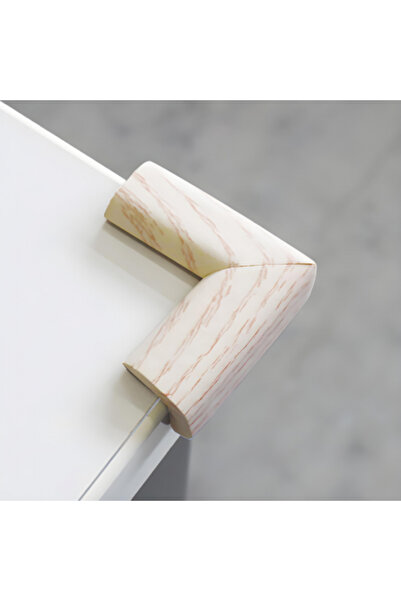 CARBOY Children's Furniture Corner Protectors Set of 4 pcs White Wood Foam