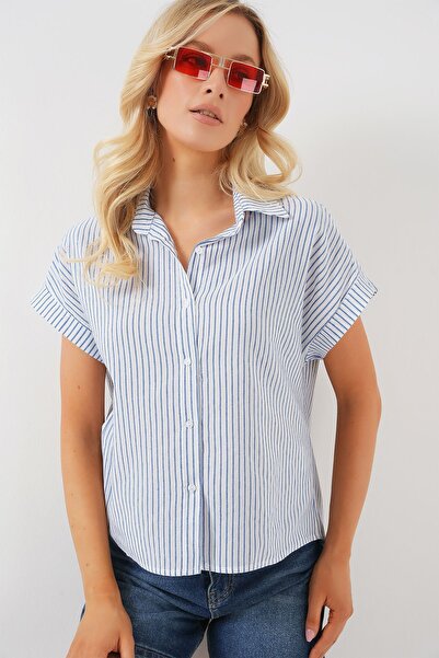 Hiccup Bdart Striped Poplin Button down Shirt