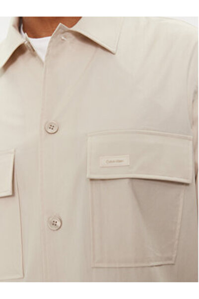 Calvin Klein Ανδρικό Πουκάμισο K10K111364 Μπεζ