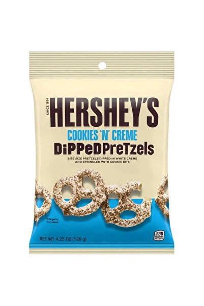 Hershey's Dipped Pretzels Cookies N Creme - whipped cream and cookies 120g