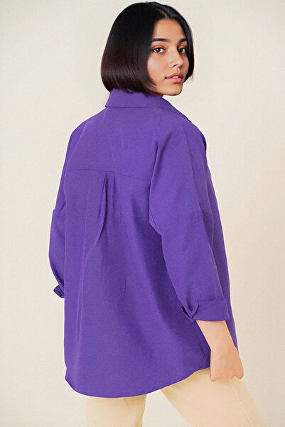 Hiccup Cămașă confortabilă din poplin cu croială nasturi BDART