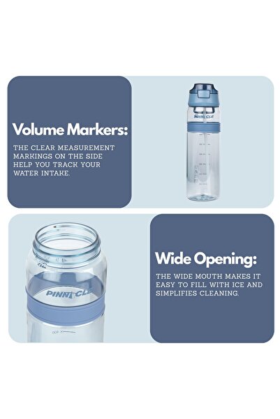 Winsor Pinnacle Quench Hydration Bottle (700ML,Blue)