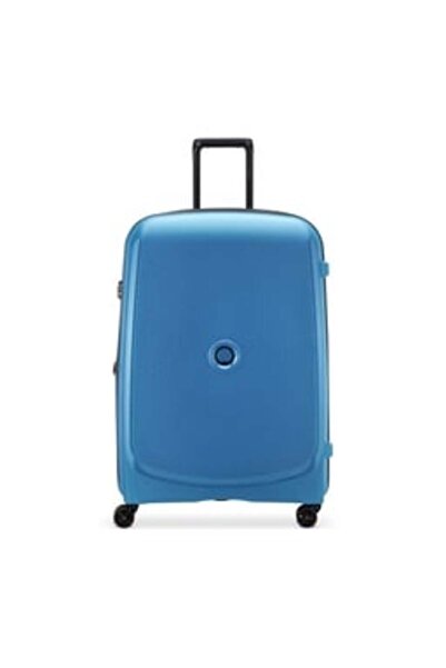 Delsey Belmont Plus Non Expandable 4 Wheels Hard Trolley, 81 cm, Blue