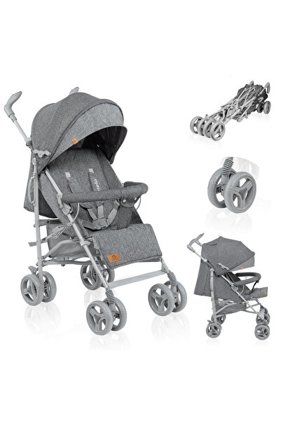 Lİonelo Compact sports stroller, Lionelo, Irma, 6-36 months, Up to 15 kg, Complies with EN1888-1:2018, Gray