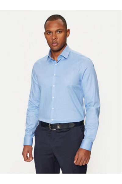Calvin Klein Ανδρικό Πουκάμισο K10K112946 Μπλε